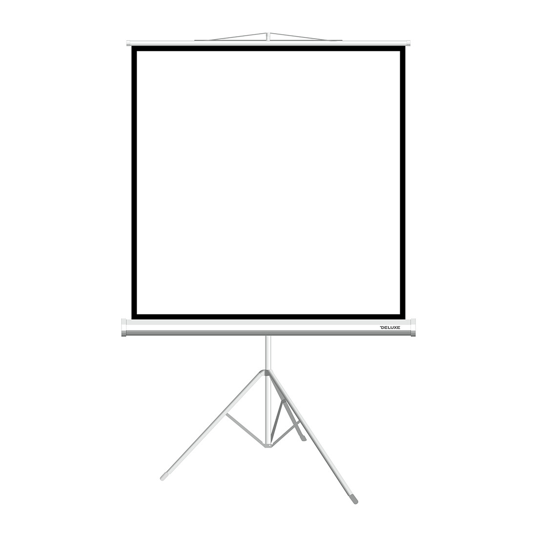 Проекционный экран на треноге 70"x70", Ø - 100", рабочая поверхность 172x172 см, соотношение сторон 1:1 Deluxe - фото 1 - id-p113991327