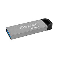 USB 64GB күміс Кингстон DTKN/64GB флэш-дискісі