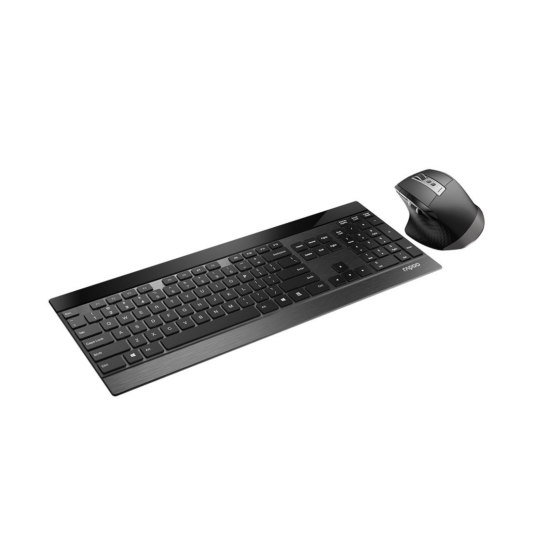 Комплект беспроводной клавиатуры и мыши Rapoo 9900M - фото 1 - id-p108984620