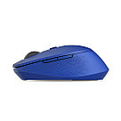 Беспроводная мышь с Bluetooth, цвет синий, Rapoo M300 Blue, фото 3