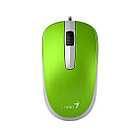 Компьютерная мышь проводная, зеленая Genius DX-120, фото 2