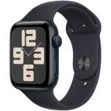 Смарт-часы Apple Watch SE GPS 44mm с корпусом из полуночного алюминия и спортивным ремешком полуночного цвета
