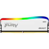 Оперативная память DDR4 Kingston 16GB 3200MT/s CL16 DIMM FURY Beast White RGB SE - фото 1 - id-p113990732