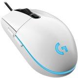 Мышь игровая проводная LOGITECH G203 LIGHTSYNC - БЕЛАЯ - USB