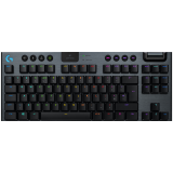 Клавиатура игровая механическая беспроводная LOGITECH G915 TKL LIGHTSPEED - CARBON - RUS - CLICKY