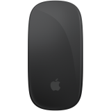 Мышь Apple Magic Mouse - Черная с мультитач-поверхностью, модель A1657, бренд Apple