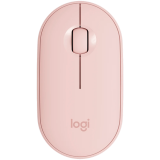 Мышь Bluetooth LOGITECH M350S Pebble 2 - Розовый - Без адаптера