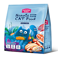 MyFoodie Natural CAT Food GF Hair Balls Сухой корм для кошек вывод шерсти, курица, лосось, 500 гр