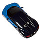Rastar:  Радиоуправляемая машинка Bugatti Chiron на пульте управления, синий, 1:24, фото 3