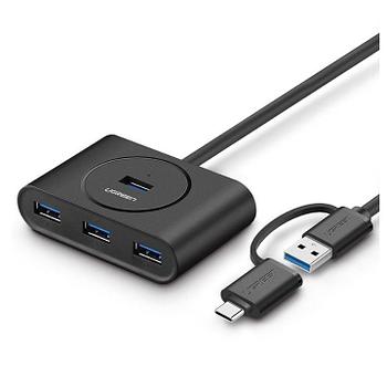 HUB CR113 USB 3.0 A With USB-C Plug 4 Ports HUB 40850