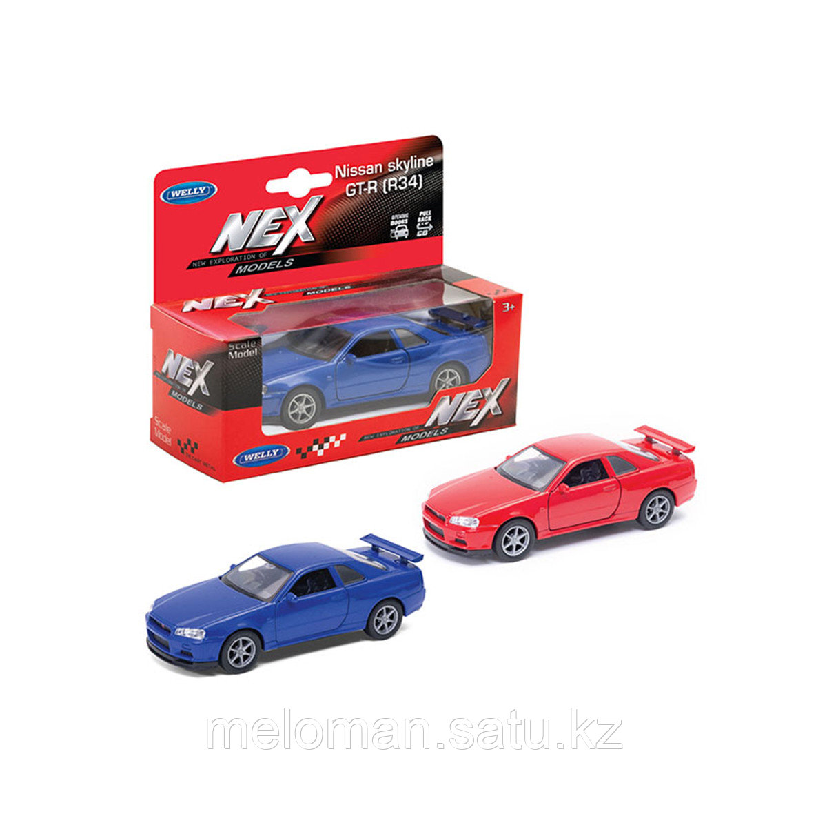 Welly: 1:34-39 Nissan Skyline GT-R (R34) - фото 1 - id-p113868602