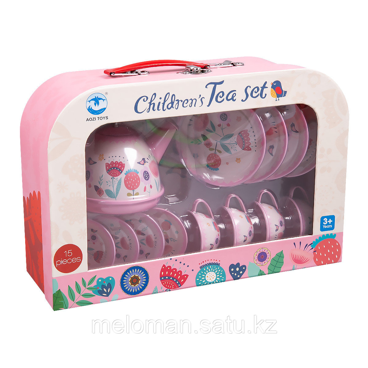 YTY TOYS: Игровой набор чайной посуды "Розовые цветы" - фото 8 - id-p113870683