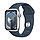 Смарт-часы Apple Watch Series 9 GPS 41mm Silver Aluminium Case with Storm Blue Sport Band, фото 2