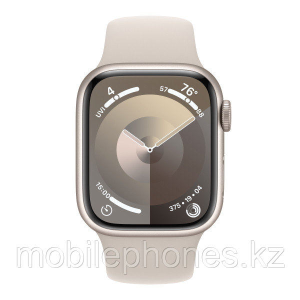 Смарт-часы Apple Watch Series 9 GPS 45mm Starlight Aluminium Case with Starlight Sport Band, фото 1