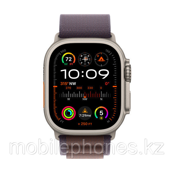 Смарт-часы Apple Watch Ultra 2 GPS + Cellular, 49mm Titanium Case with Indigo Alpine Loop - Medium, фото 1