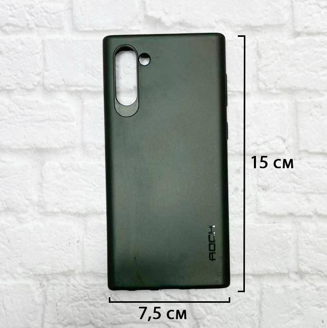 Samsung Note10 үшін күңгірт гельді смартфонға арналған қапшық қара - фото 2 - id-p114000012
