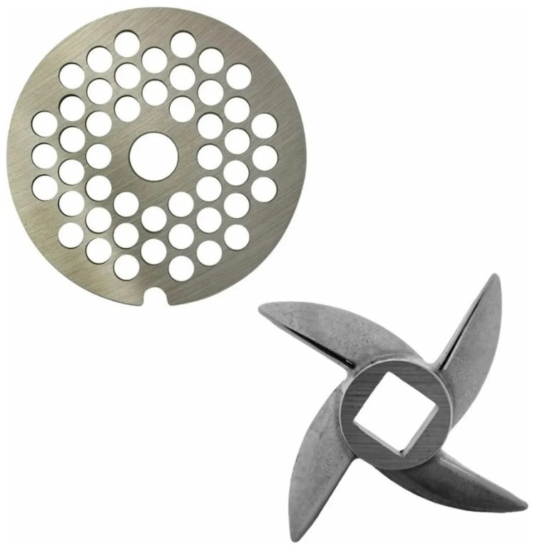 Решетка мелкая и нож для мясорубки Аксион