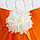 Юбка пачка детская с атласной окантовкой для танцев оранжевая 30-40 размер, фото 7