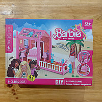Кукольный домик "Barbie Villa series" с мебелью и аксессуарами. BB2006. 47 pcs. Домик для кукол.