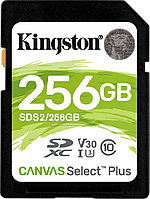 256 ГБ Карта памяти Kingston Canvas Select Plus SDXC (SDS2/256GB) черный