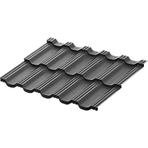Металлочерепица Гётеборг модульная черепица XXL Сталь Rooftop Бархат (Zn180) 0.5(0.53)мм, фото 2