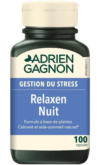 ADRIEN GAGNON - Средство для ночного сна Relaxen с корнем валерианы, пассифлорой и хмелем, естественный спокой - фото 3 - id-p114000617
