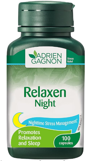 ADRIEN GAGNON - Средство для ночного сна Relaxen с корнем валерианы, пассифлорой и хмелем, естественный спокой - фото 2 - id-p114000617