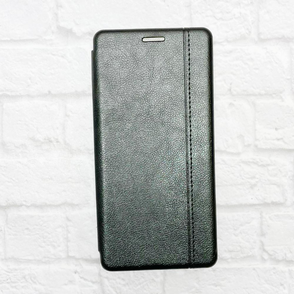 Samsung Galaxy note 10 телефонына арналған кітап қапшығы қара - фото 2 - id-p114005856