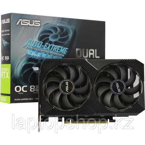 Видеокарта ASUS Dual GeForce RTX™ 3050 V2 OC Edition 8GB GDDR6