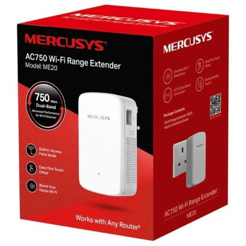 Усилитель Wi-Fi сигнала Mercusys ME20 - фото 3 - id-p114011056