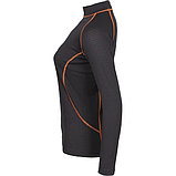 Термобелье женское Сплав Energy футболка L/S Thermal Grid light черная (50/170), фото 2