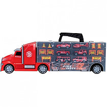 Машинка автовоз кейс серии "Служба спасения"  54 см, красный Givito