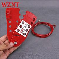 Промышленный инженерный недорогой изолированный универсальный регулируемый кабельный замок для хранения рыбы