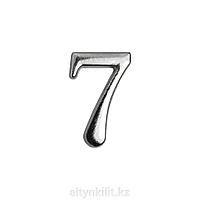 Цифра дверная АЛЛЮР "7" на клеевой основе хром (600,20)