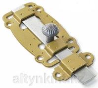 Задвижка Н. Новгород дверная плоская ЗД-100-Пл-SL зол. металлик/цинк (30)