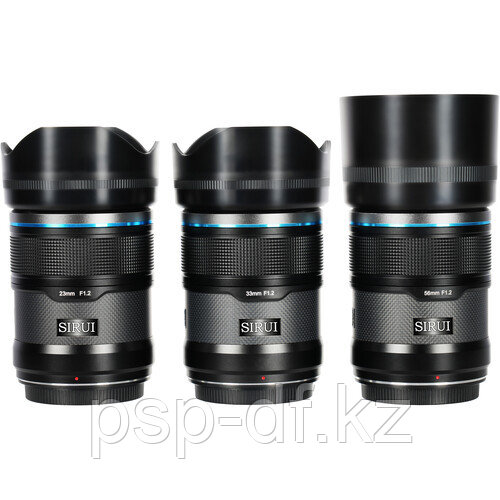 Набор объективов Sirui Sniper 23, 33, 56mm f/1.2 Autofocus Lens для Sony E-Mount - фото 1 - id-p114014185