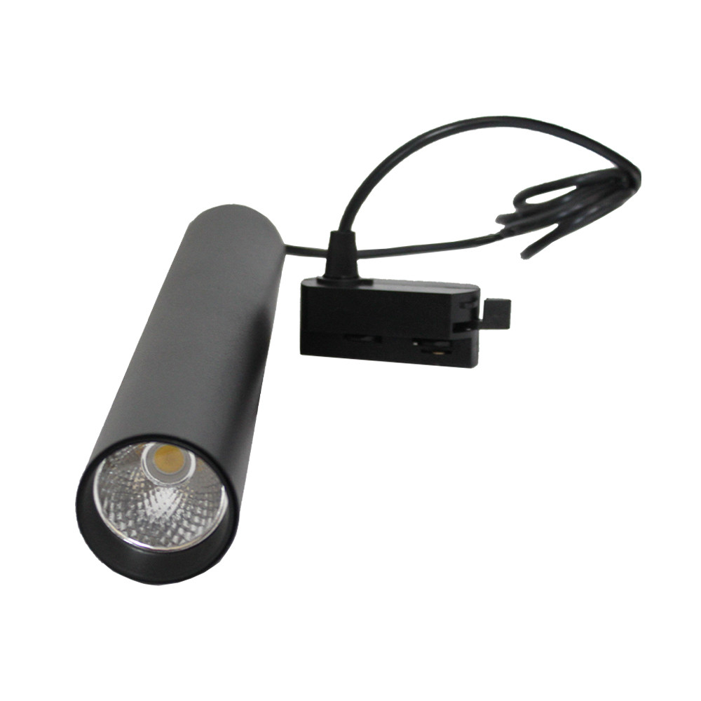 Свет-к подвесной LED COB 20W 4000K BLACK 1.5м TRACK - фото 1 - id-p114015874