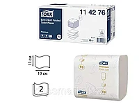Туалетная бумага листовая Tork Premium Extra Soft, 252 л., 2-х слойная, размер листа 11*19 см, белая цена за 1