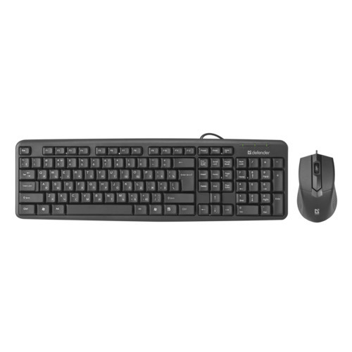 Клавиатура + мышь проводная Defender Dakota C-270 RU черный - фото 1 - id-p113655892
