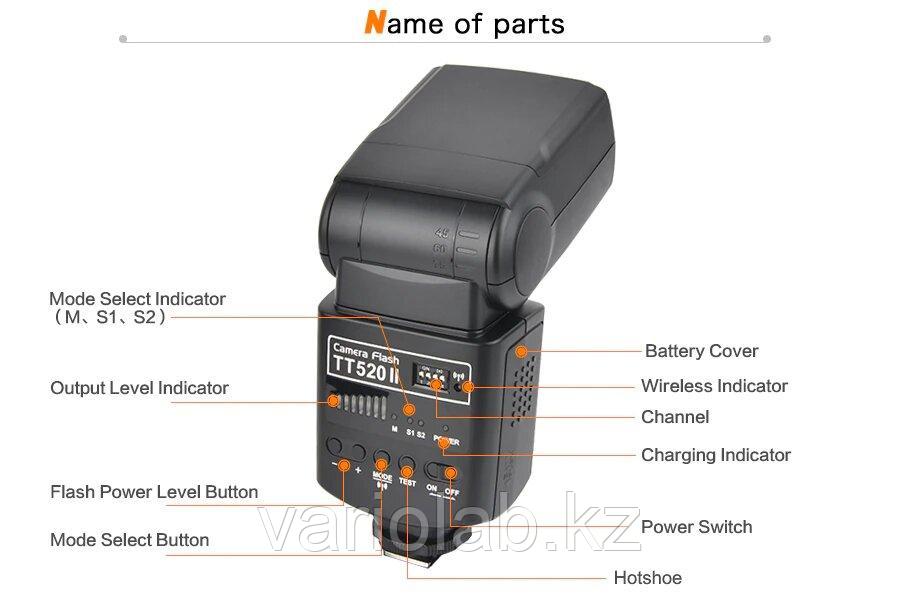 Вспышка Godox ThinkLite TT560II универсальная, с синхронизатором - фото 2 - id-p114023076