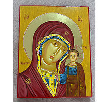 Казанская икона Божией Матери ручная работа