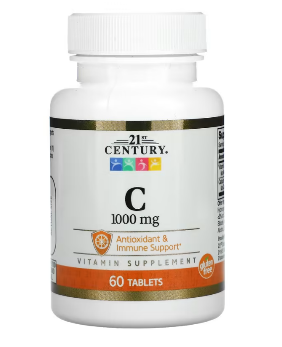 21st Century, витамин C, 1000 мг, 60 таблеток