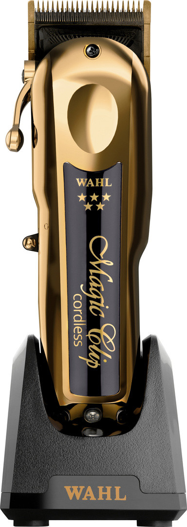Машинка для стрижки волос "Wahl Magic Clip Cordless Gold" + Travel Shaver Gold - фото 2 - id-p114025378