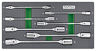 Набор шарнирных ключей 6-19 мм, 7 пр. в мягком ложементе TOPTUL GEA0703