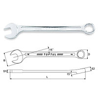 Ключ комбинированный усиленный 7 мм TOPTUL AAEW0707