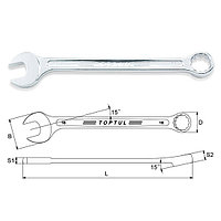 Ключ комбинированный усиленный 18 мм TOPTUL AAEW1818