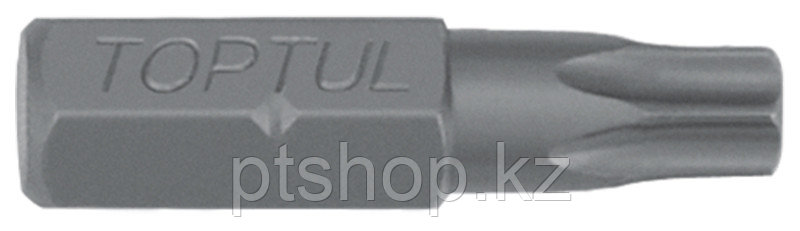 Бита 1/4" TORX T27, L=25 мм с отверстием TOPTUL - фото 1 - id-p114026960