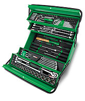 Набор инструментов в металлическом ящике 111 предметов TOPTUL GCAZ111A