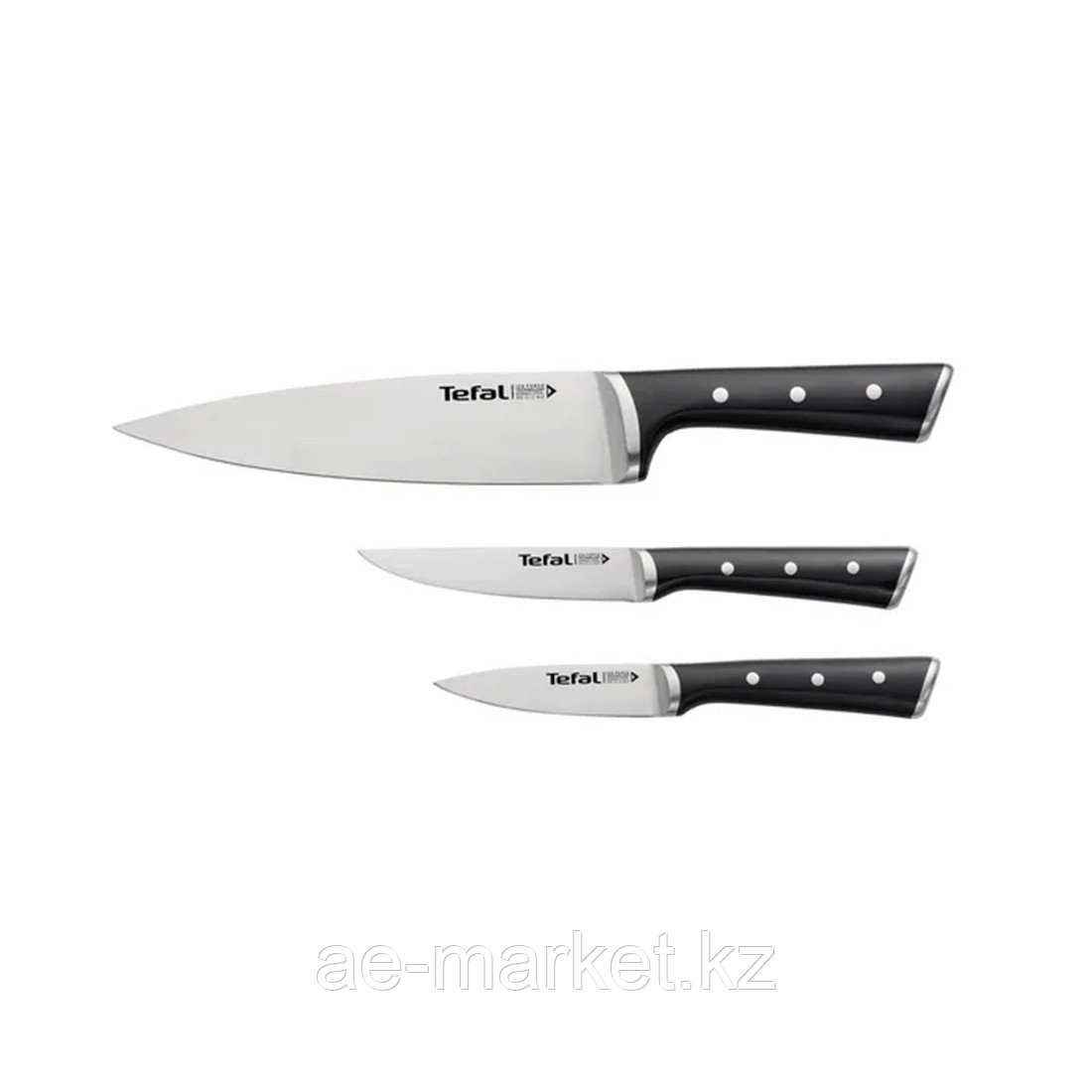 Набор ножей Tefal Ice force stainless steel K2323S74 3шт - фото 1 - id-p113988191