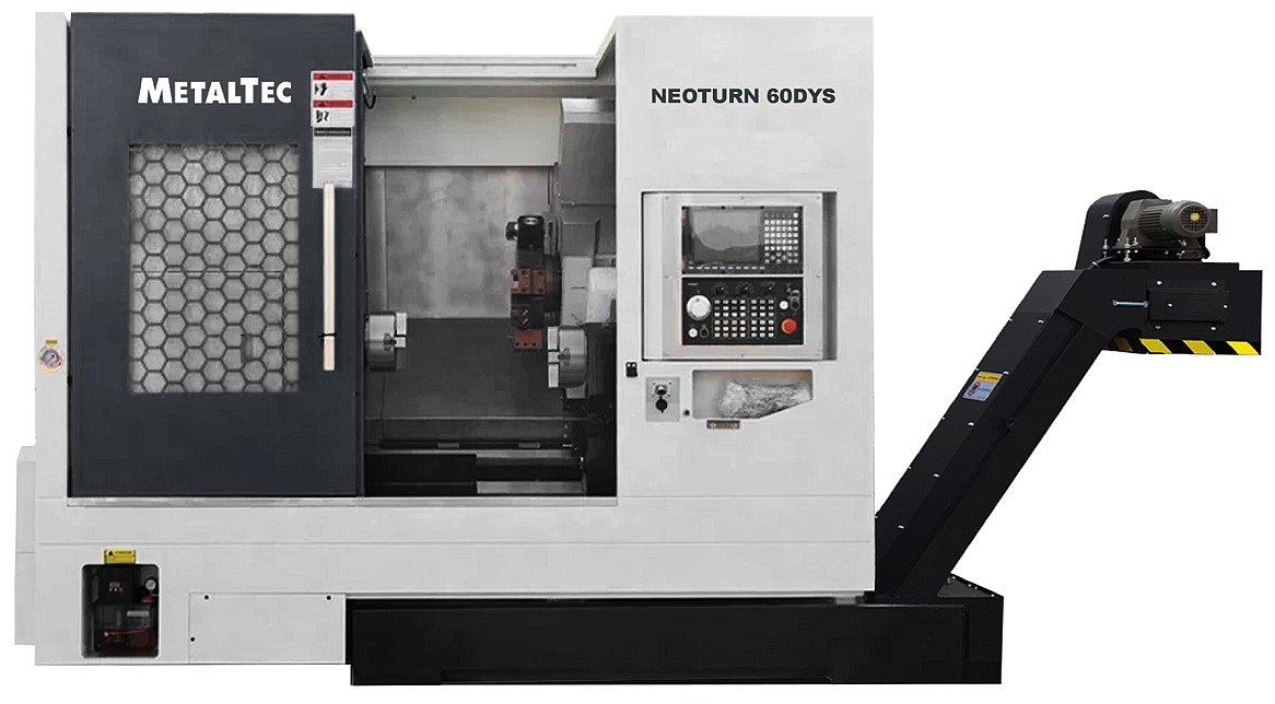 Токарный станок с ЧПУ MetalTec NeoTurn 60DYS (Fanuc) - фото 1 - id-p113754853